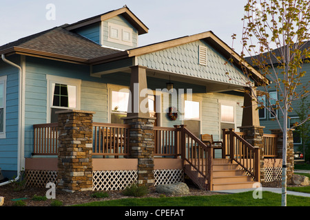 Stile artigiano case residenziali in Colorado, STATI UNITI D'AMERICA Foto Stock