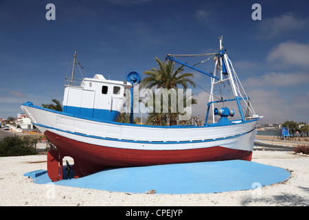 Fishing boat in Puerto de Mazarron, Regione Murcia, Spagna Foto Stock