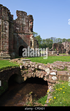 Furness Abbey Barrow in Furness la rovina di proprietà di Patrimonio inglese Foto Stock