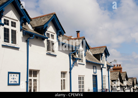 Clovelly. Storico di proprietà privata tradizionale villaggio di Devon. Inghilterra Foto Stock