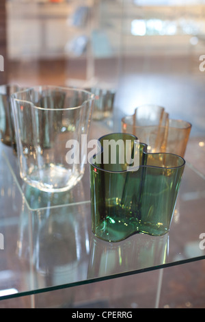 Finnish design vetro Fabbrica e Museo Iittala Finlandia Scandinavian Foto Stock