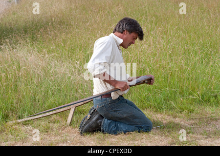 Simon Damant è uno dei gestori immobiliari a Wimpole Hall e Home farm. Foto Stock