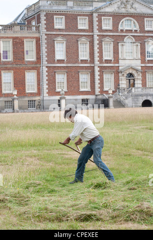 Simon Damant è uno dei gestori immobiliari a Wimpole Hall e Home farm. Foto Stock