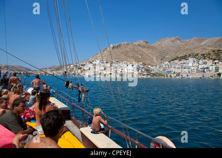 Kalymnos Isola del Dodecanneso,Grecia Foto Stock