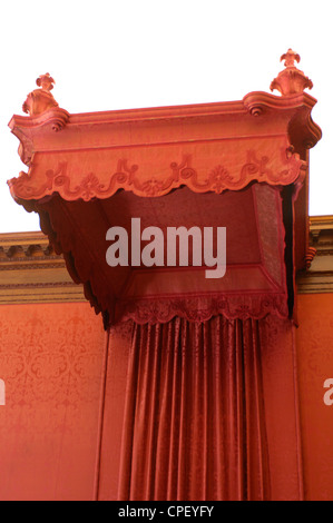 Letto ornati di Hampton Court, Kew, Londra. Foto Stock