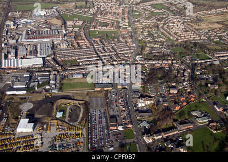Veduta aerea di Birtley nel Borough di Gateshead, Inghilterra nord-orientale Foto Stock