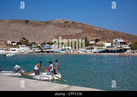 L'Isola di Pserimos nel Dodecanneso Grecia Foto Stock