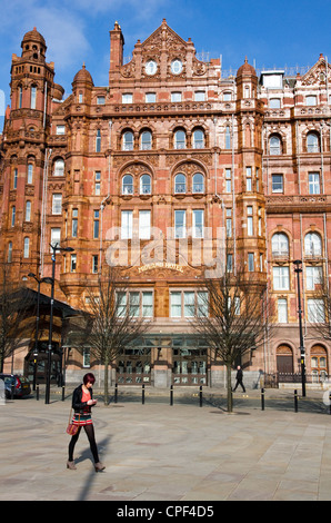 Midland Hotel, nel centro della città, Manchester, Inghilterra, Regno Unito. Foto Stock
