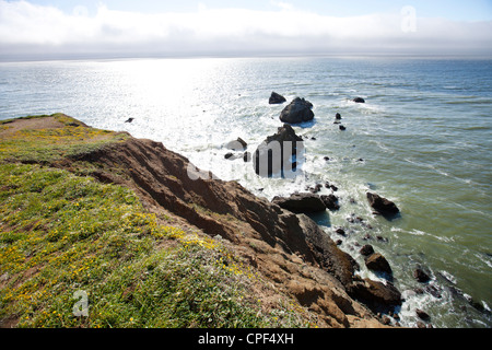 Pacifica, California Ocean Foto Stock