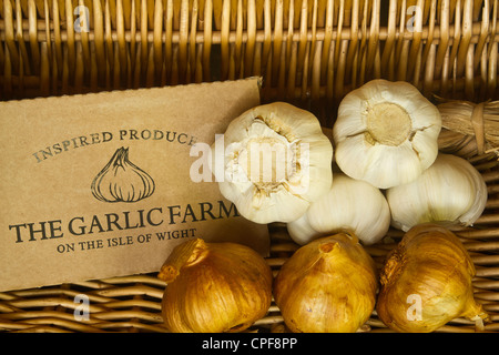 Aglio affumicato dall'Isola di White Foto Stock