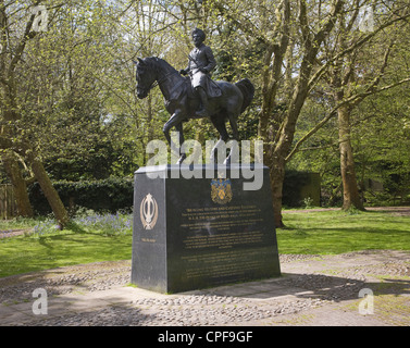 Duleep Singh statua Sikh Thetford Norfolk Inghilterra Foto Stock