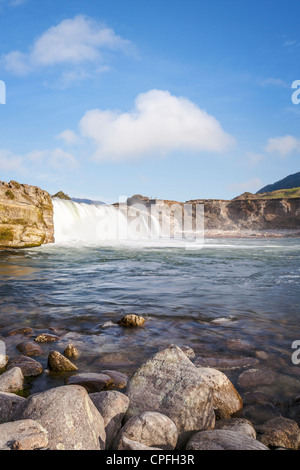 Maruia Cascate Murchison regione Tasmania Nuova Zelanda Foto Stock