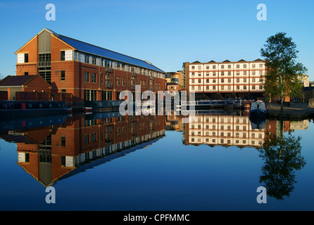 UK,South Yorkshire,Sheffield,Bacino del canale Foto Stock