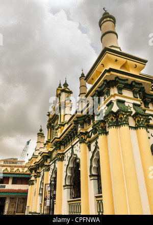 Masjid Abdul Gaffoor si trova nella zona nota come Kampong Kapor, Little India precinct di Singapore Foto Stock