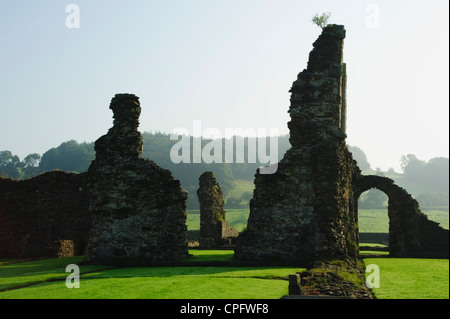 Rovine di Sawley Abbazia una fondazione cistercense in Ribble Valley Lancashire Inghilterra Foto Stock