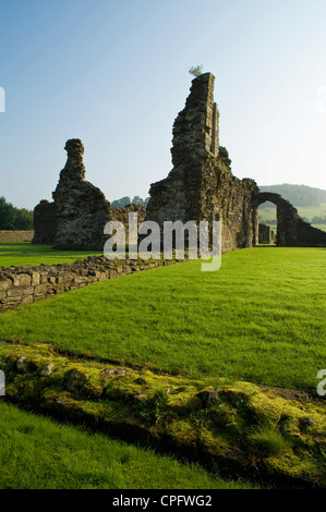 Rovine di Sawley Abbazia una fondazione cistercense in Ribble Valley Lancashire Inghilterra Foto Stock