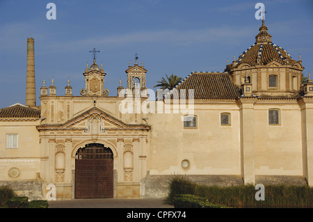 Spagna. Andalusia. Siviglia. Isola della Certosa. Monastero di Nostra Signora delle grotte. Foto Stock