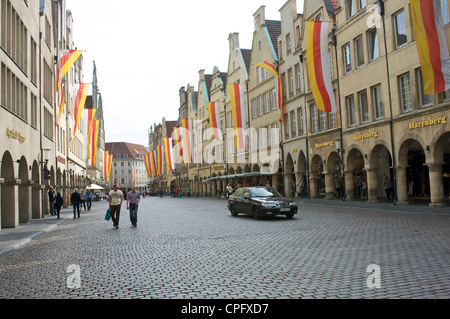 Prinzipalmarkt Munster Germania Foto Stock