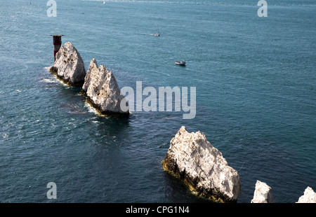 Gli aghi sull'Isola di Wight Foto Stock