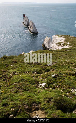 Gli aghi sull'Isola di Wight Foto Stock