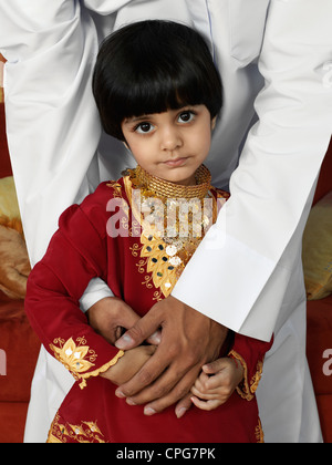 Padre e figlia Foto Stock