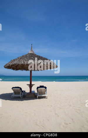 Vista sulla spiaggia di Da Nang il 2 marzo 2012 di Da Nang, Vietnam Foto Stock