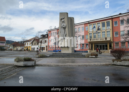 Rajec Town Center, Slovacchia Foto Stock