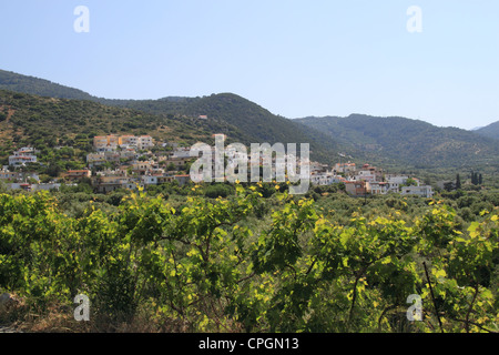 Istron Kalo Horio, Agios Nikolaos, Golfo di Mirabello, Lassithi, Creta, Grecia, Mediterraneo, Europa Foto Stock