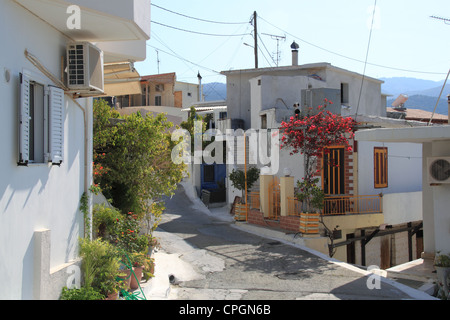 Istron Kalo Horio, Agios Nikolaos, Golfo di Mirabello, Lassithi, Creta, Grecia, Mediterraneo, Europa Foto Stock