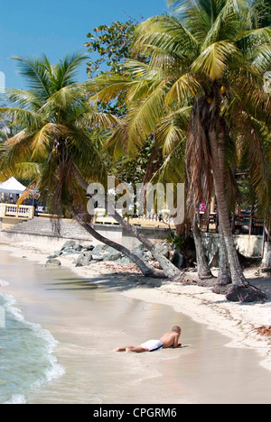 PUERTO RICO - VIEQUES Esperanza Beach Foto Stock