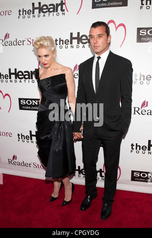 Gavin Rossdale e Gwen Stefani frequentare Il Cuore Fondazione Gala a Hollywood Palladium il 10 maggio 2012 a Los Angeles, Cali Foto Stock