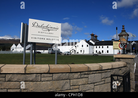 Dalwhinnie distilleria nelle highlands scozzesi Foto Stock