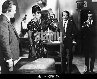 Film, "la moglie infedele' ('La femme infidele'), FRA 1969, Direttore: Claude Chabrol, scena con Michel Duchausoy, Guy Marly, Stephane Audran e Michel Bouquet , a terze parti Permissions-Neccessary Foto Stock