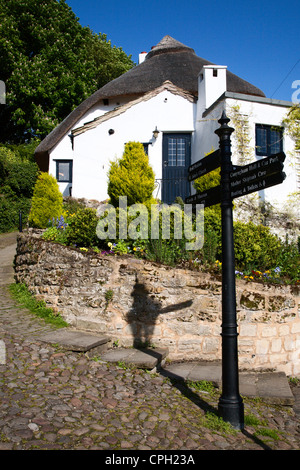 Manor Cottage in Knaresborough North Yorkshire, Inghilterra Foto Stock