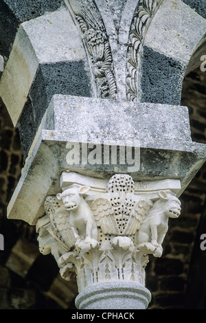 Europa Italia Sardegna Provincia di Sassari Codrongianos Basilica dei SS. Trinità di Saccargia Foto Stock