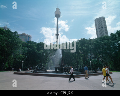 Sydney NSW Australia Hyde Park Archibald Fontana Foto Stock