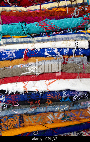 Tappeto locale artigianato marrakech marocco Foto Stock