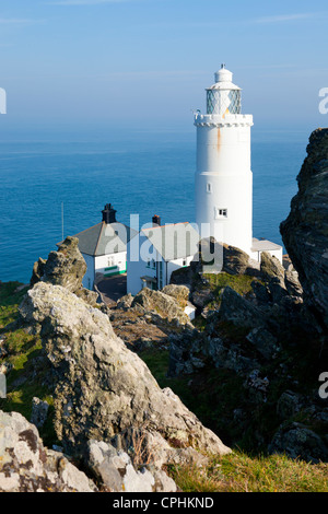 Il 1836 faro al punto iniziale Devon England Regno Unito Foto Stock