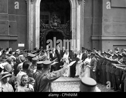 Il matrimonio di 'Luise spose' nella chiesa Garrison a Potsdam, 1936 Foto Stock