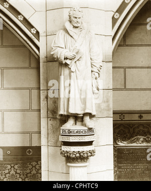 Philipp Melantone statua in Wittenberg, 1906 Foto Stock