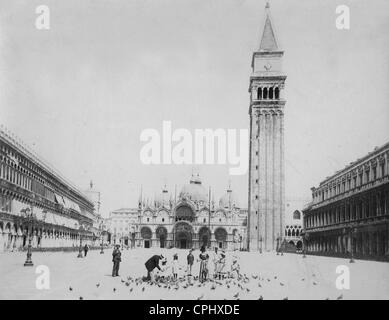 Piazza San Marco a Venezia Foto Stock