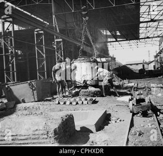 Miniera in Sud Africa, 1938 Foto Stock