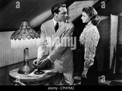 Paul Henreid e Ingrid Bergman in "Casablanca", 1942 Foto Stock