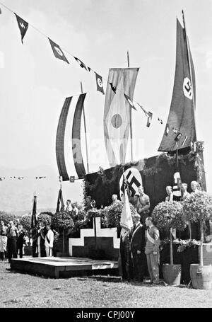 Giorno di maggio celebrazione dei tedeschi etnici in Rio de Janeiro, 1934 Foto Stock