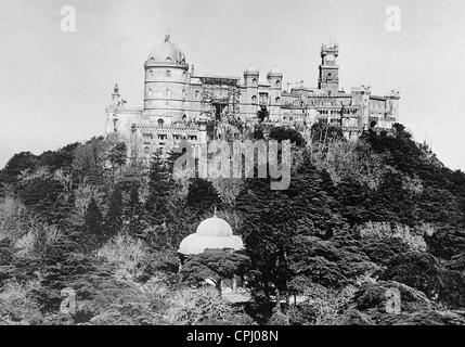 Pena Palace a Lisbona, 1931 Foto Stock