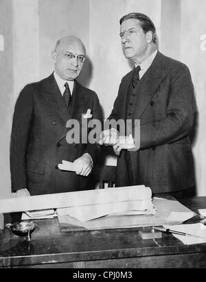 Stephen S. saggia e Bernhard S. Deutsch, 1933 Foto Stock