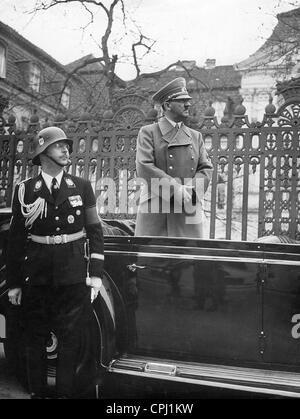 Adolf Hitler e Heinrich Himmler, 1939 Foto Stock