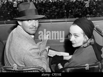Clark Gable e Carole Lombard, 1938 Foto Stock