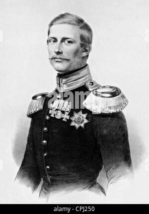 Il principe ereditario Friedrich Wilhelm di Prussia Foto Stock