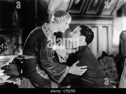 Greta Garbo e Ramon Novarro in 'Mata Hari', 1931 Foto Stock